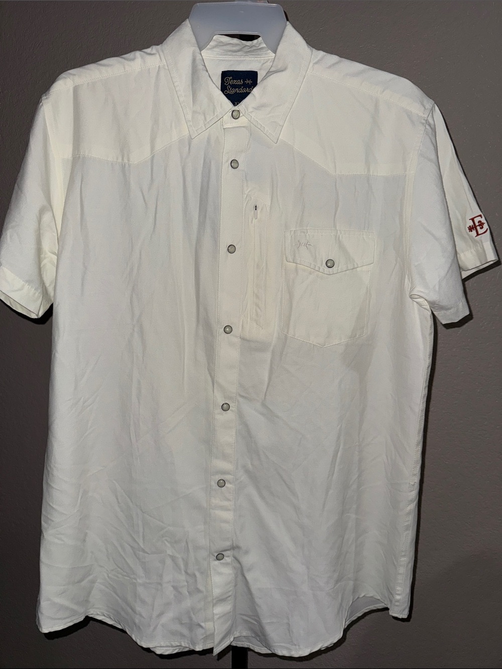 Texas Standard White Short-Sleeve Pearl Snap Shirt - NWT - MSRP $94